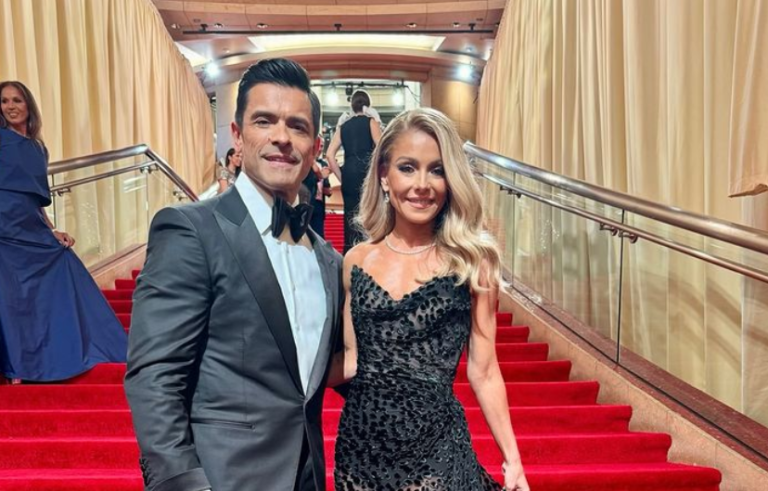 Kelly Ripa Flaunts Breifs in Sheer Gown on 2024 Oscars Red Carpet