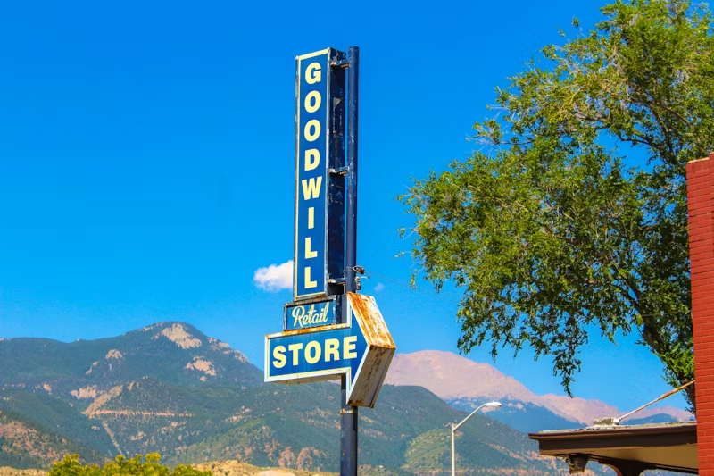 Vintage Goodwill sign