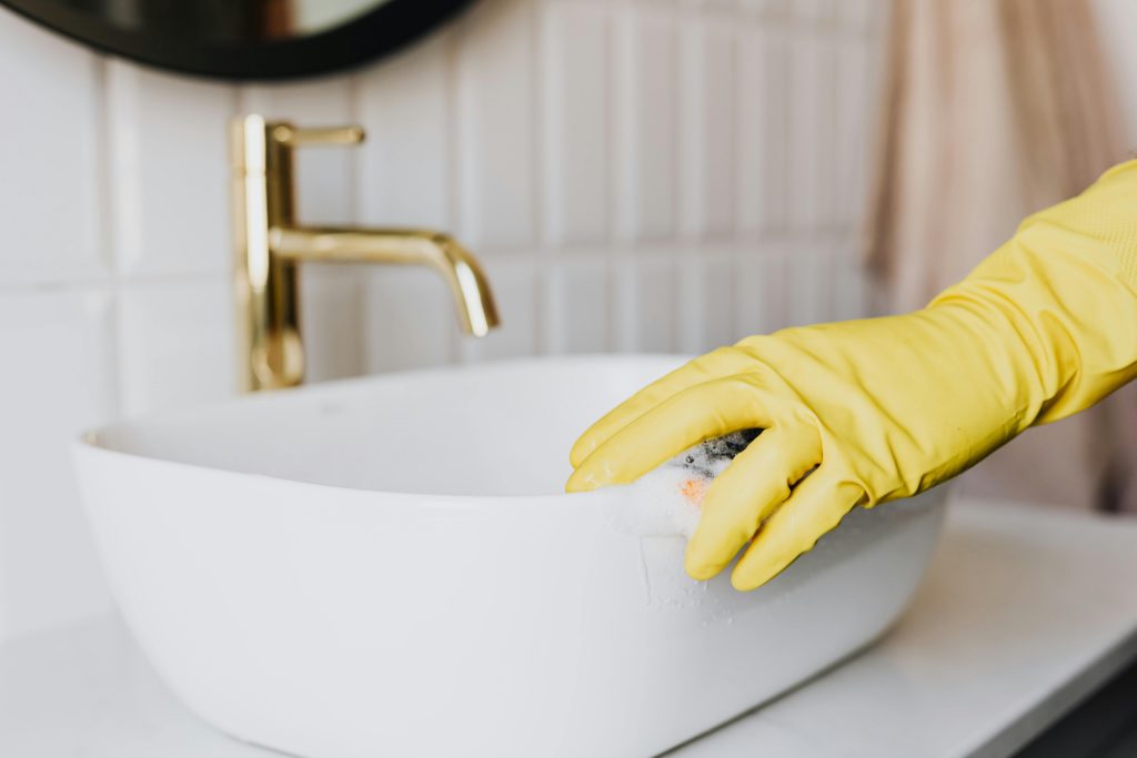 cleaning supplies to declutter