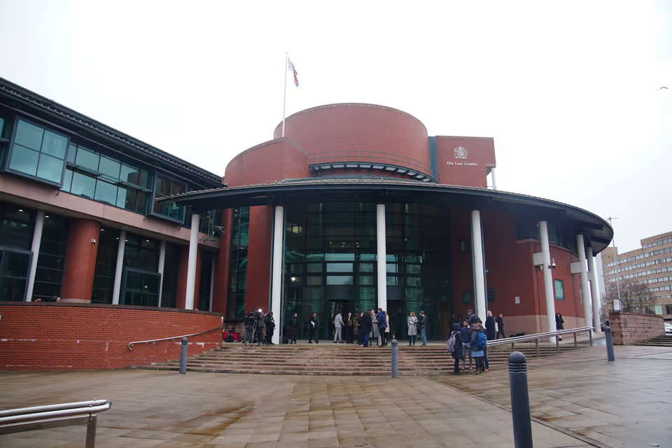 The Preston Crown Court where the trial is taking place