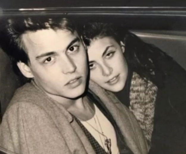 Sherilyn (right) had a brief romance with Prince in 1985 - but it was later that year on the set of the student film Dummies that she met her true first love, Johnny Depp (left)