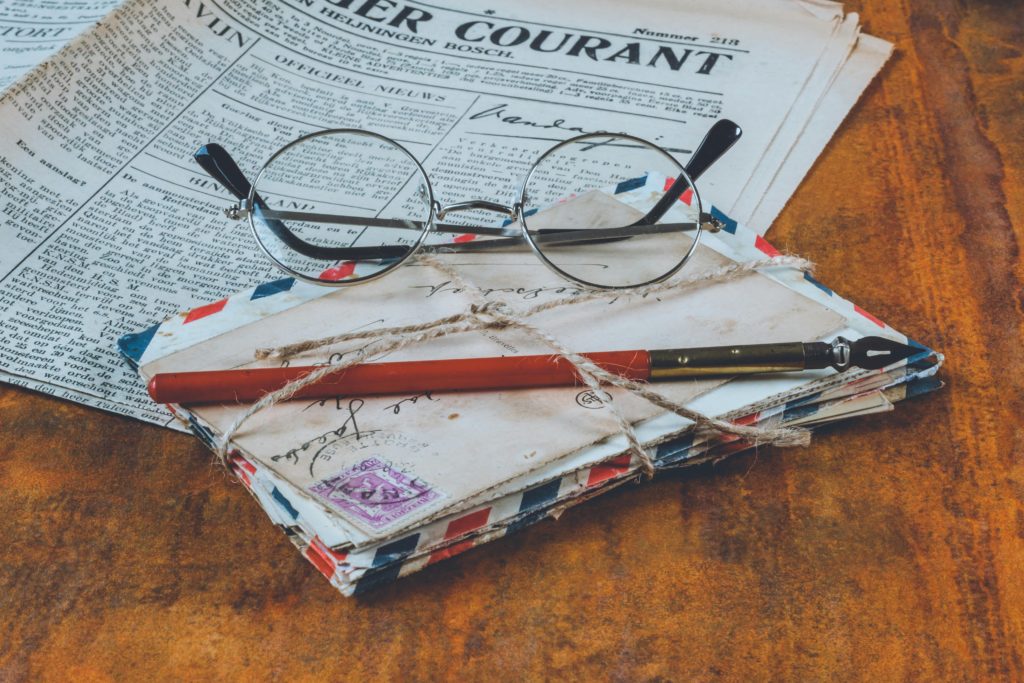 newspapers and mail