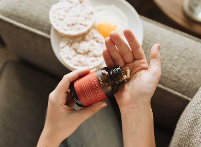 probiotic supplement bottle