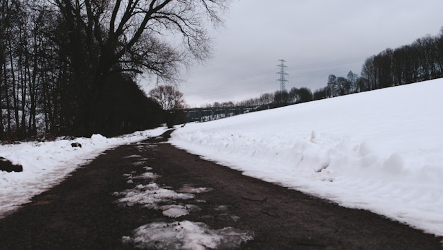 de-iced walkway