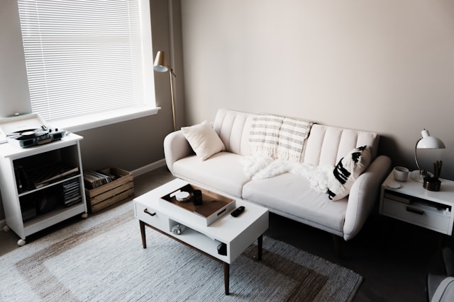 lamps in a living room