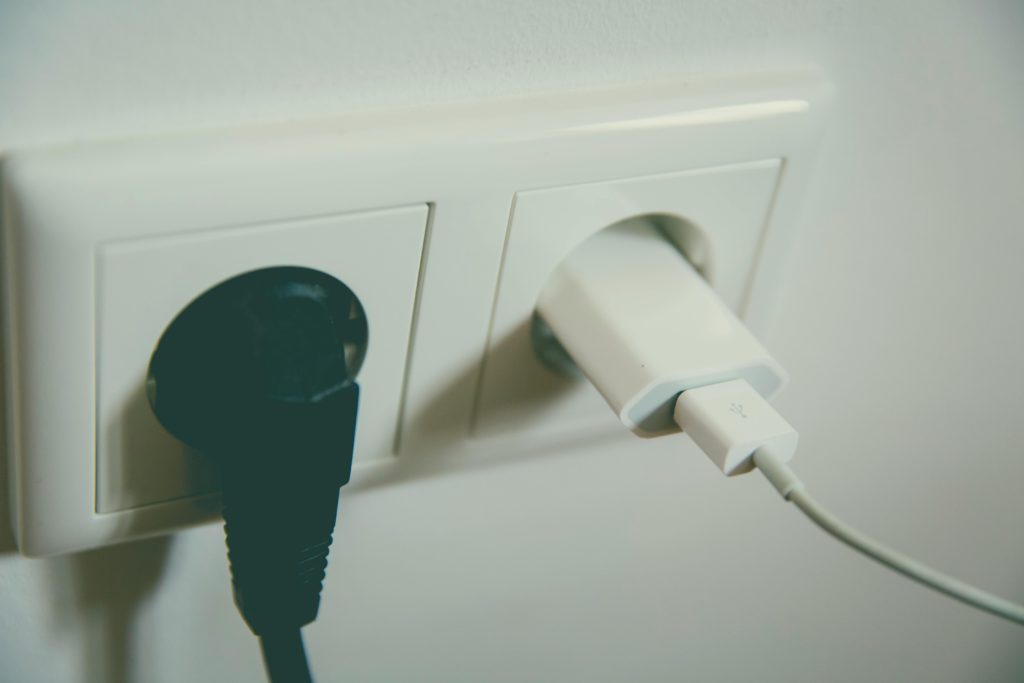 plugged in devices