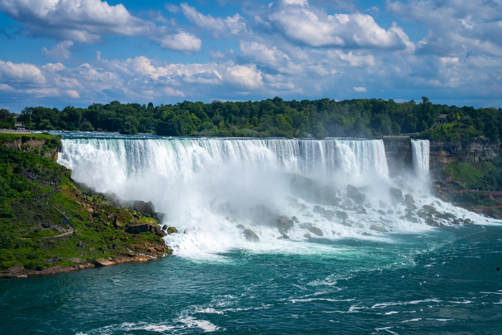 Niagara Falls Near Buffalo New York, America, USA.