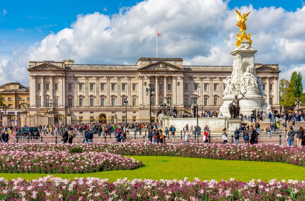 London, UK - 29 April 2024: Queen Victoria monument at royal Buckingham palace