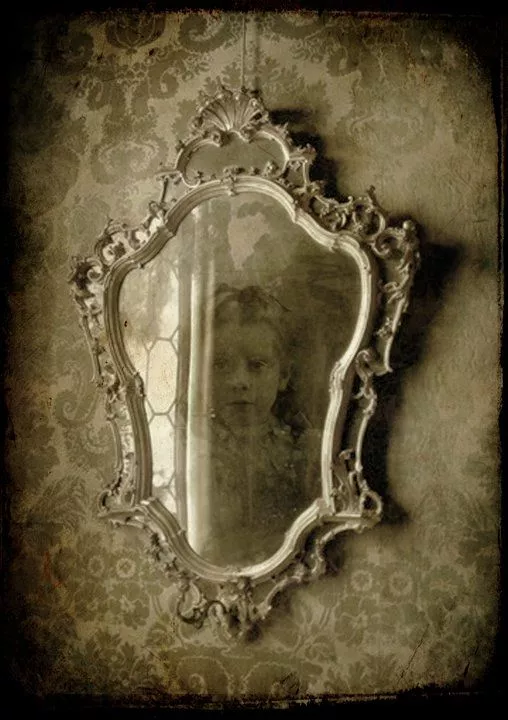 The Eerie Reflection in the Antique Mirror