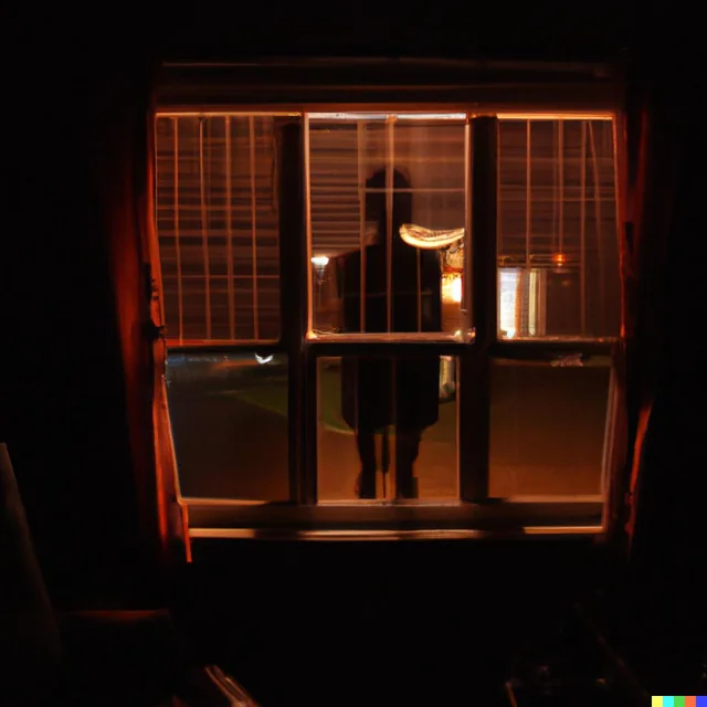 The Masked Figure at the Window