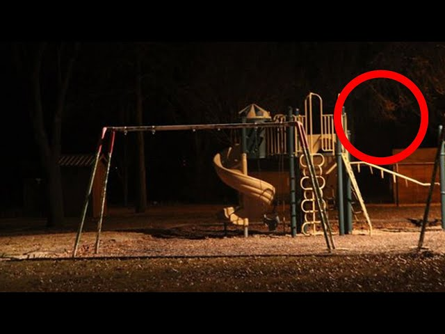 The Abandoned Playground at Dusk