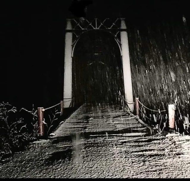 The Ghostly Figure on the Bridge