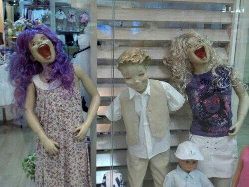 The Unsettling Mannequin Display