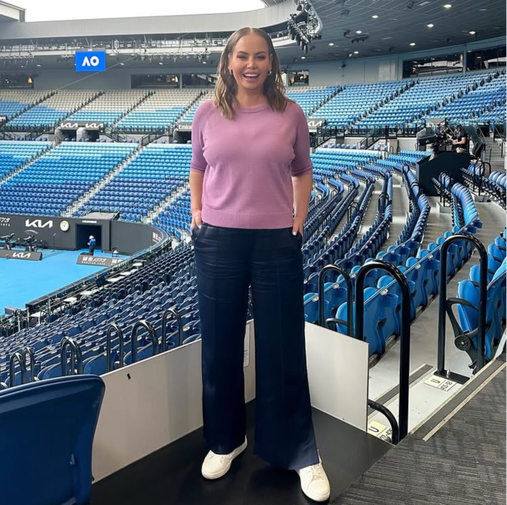 Jelena Dokic in an arena