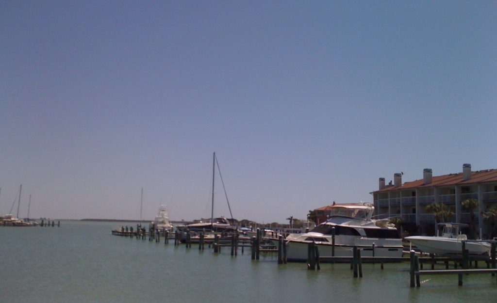 Boats along the docks of Tierra Verde in 2010