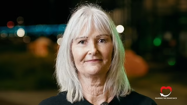 Determined to turn her pain into purpose, Gloria founded Handing the Shame Back (HTSB)