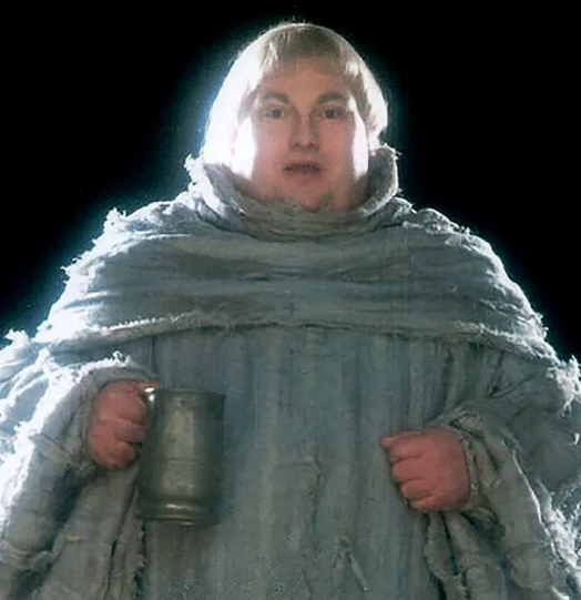 He was also fondly regarded for having played The Fat Friar in the first Harry Potter film