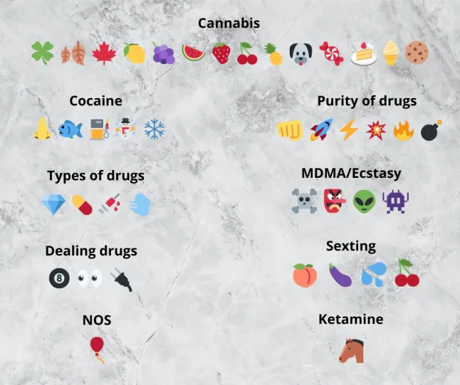 Police have published a guide making parents aware of alternate meanings for emojis.