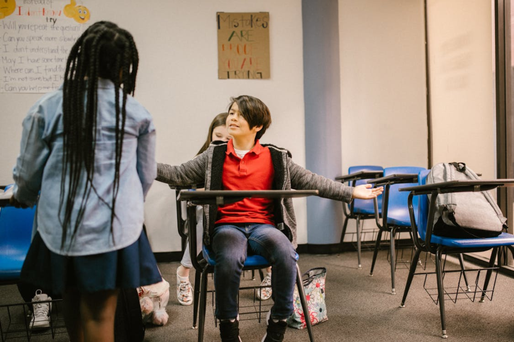 Bullying Inside a Classroom between two students