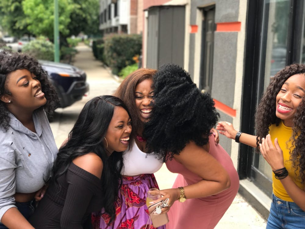 women Engaging in Playful Activities