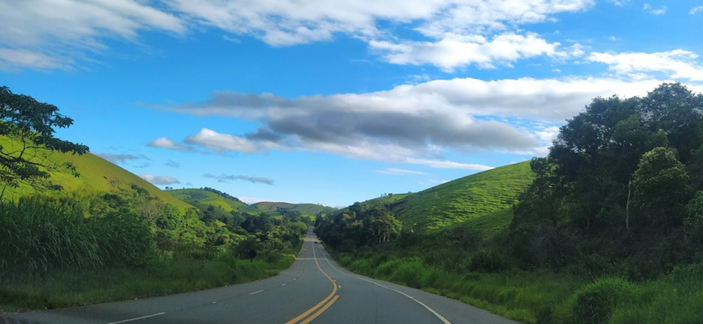 Road Among Grassy Hills - Tristan da Cunha