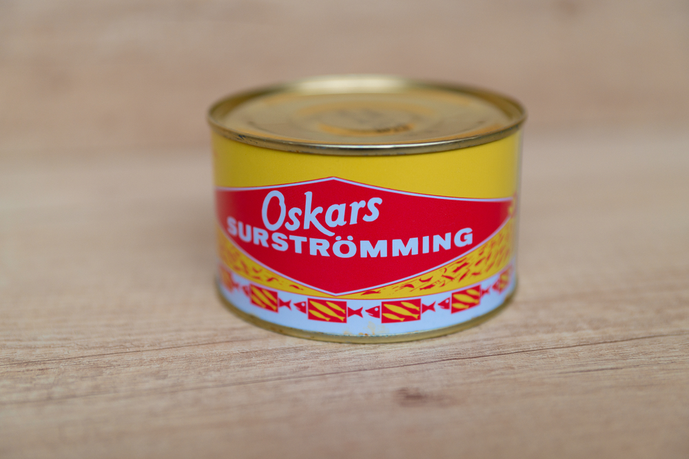 Minsk, Belarus - 11.18.18 - Oskars surströmming isolated