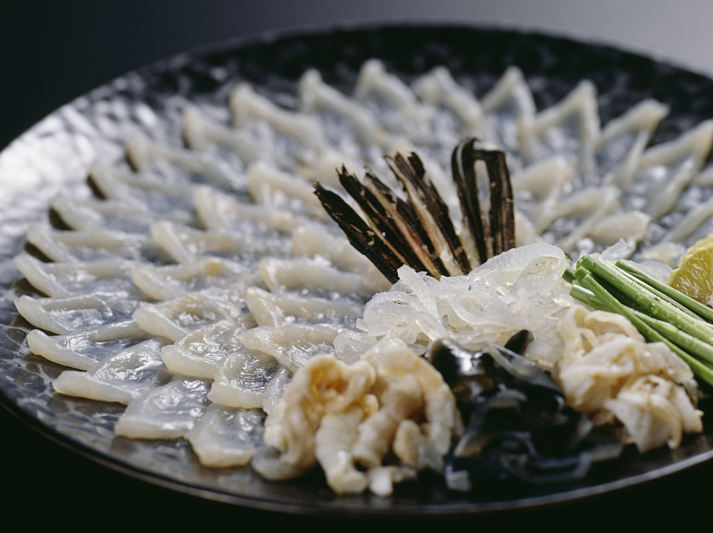 An Image of Fugu Sashimi