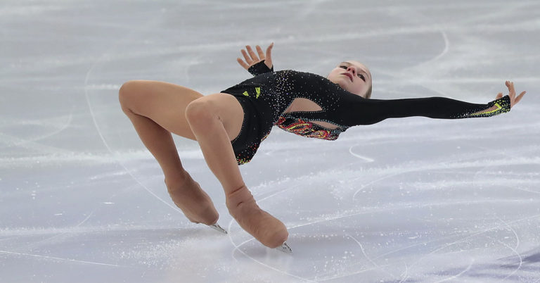 Alexandra Trusova Stuns with Powerful Skating Routine to Unstoppable - Featured image