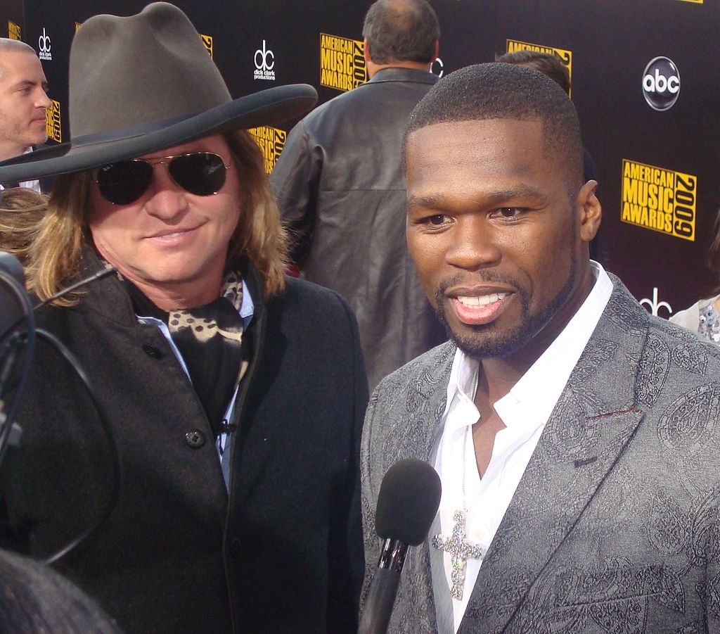 Kilmer with 50 Cent at the AMAs 2009