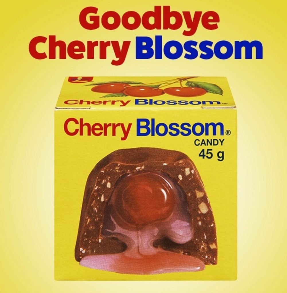 Cherry blossom candy chocolate