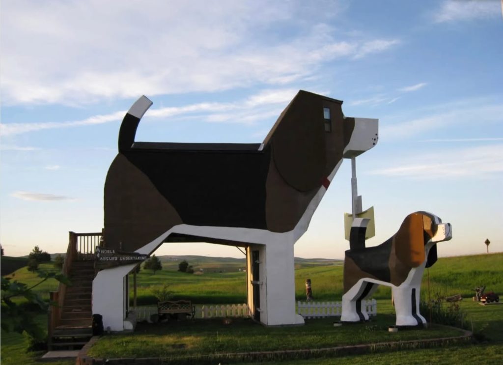Dog shaped house