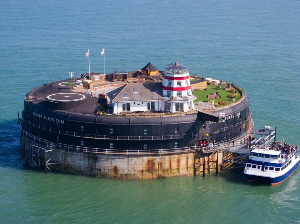Fort in the middle of the sea