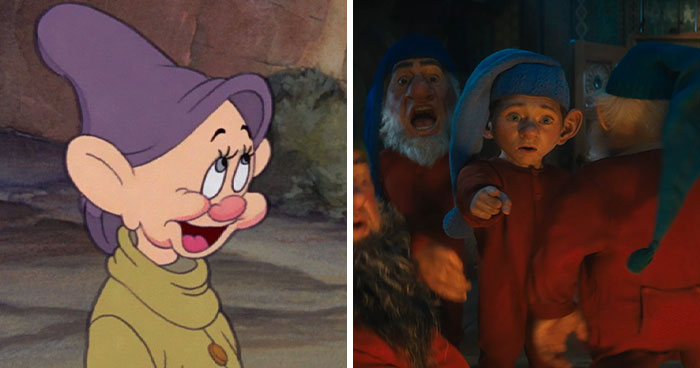 the silent dwarf from the original, finally speaks in this version