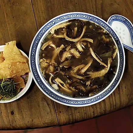 Snake soup is a traditional Cantonese dish that is believed to have warming properties.
