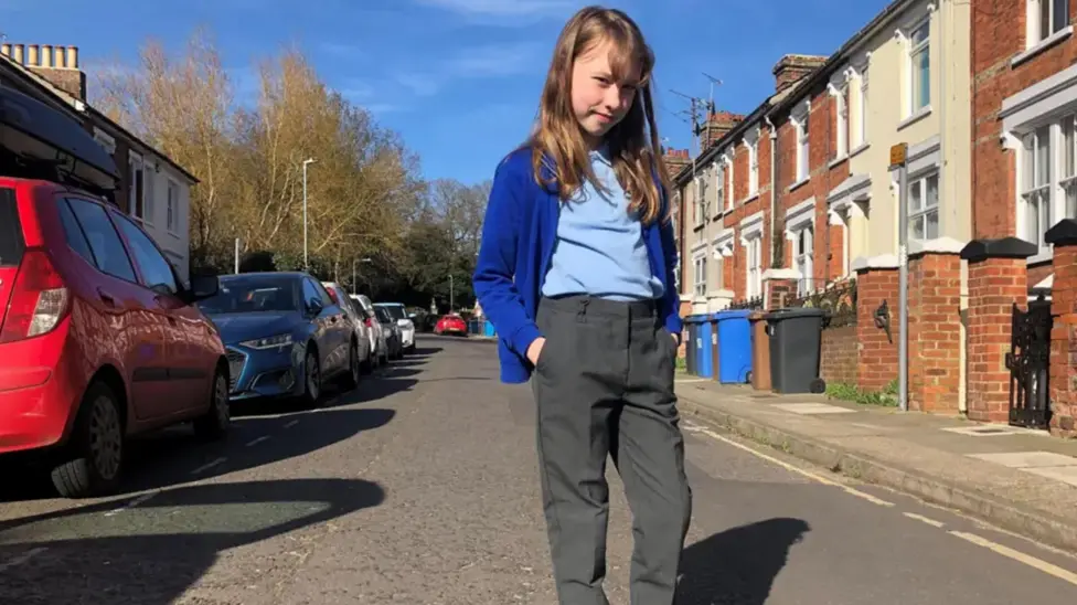 Meet eight-year-old Georgia from Ipswich.