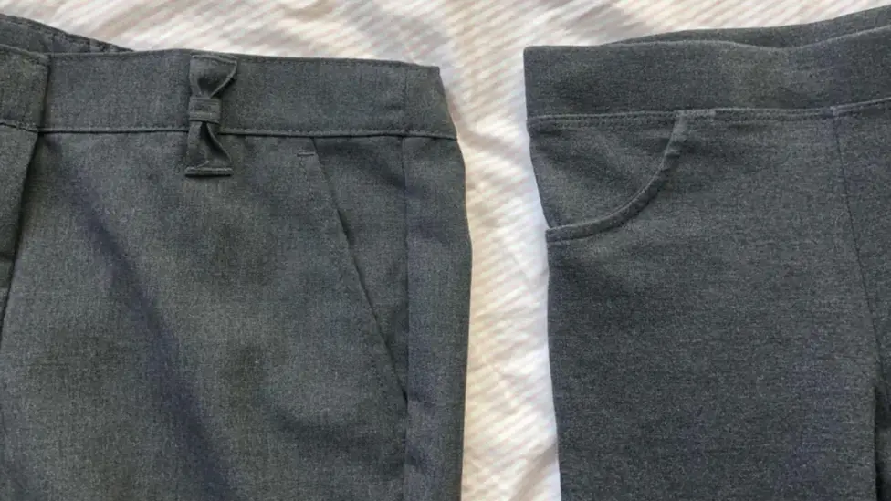 New girls' pants with usable pockets