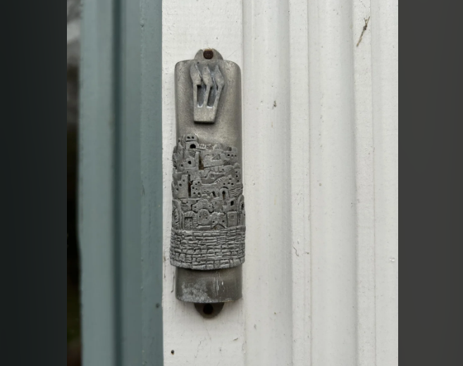 a mezuzah, a significant item in Jewish tradition