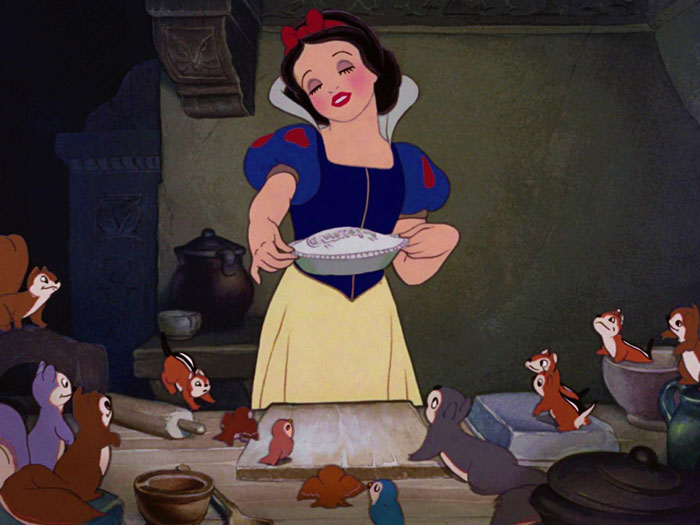 this version eliminates the domestic aspects of her character