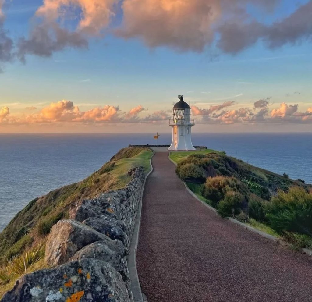 Lighthouse on North Island. New Zealand