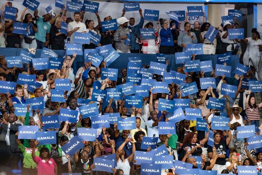 Kamala Harris, Vice President, USA campaigning in Atlanta, USA, July 30, 2024. Photo by Phil Mistry