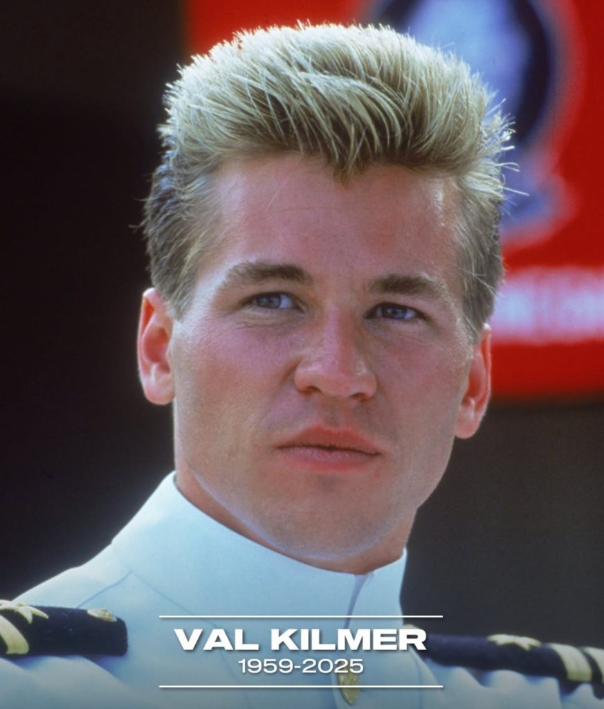 Val Kilmer's Death touched many people- pictured Iceman from Top Gun