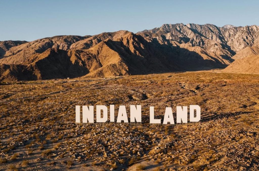 "Indian Land" Installation in the California Desert