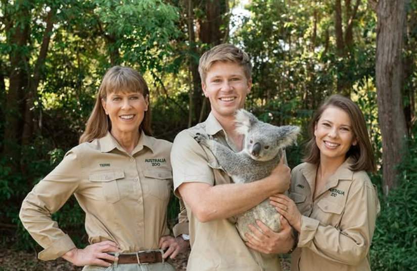 Pictured with her mother Terri and brother Robert