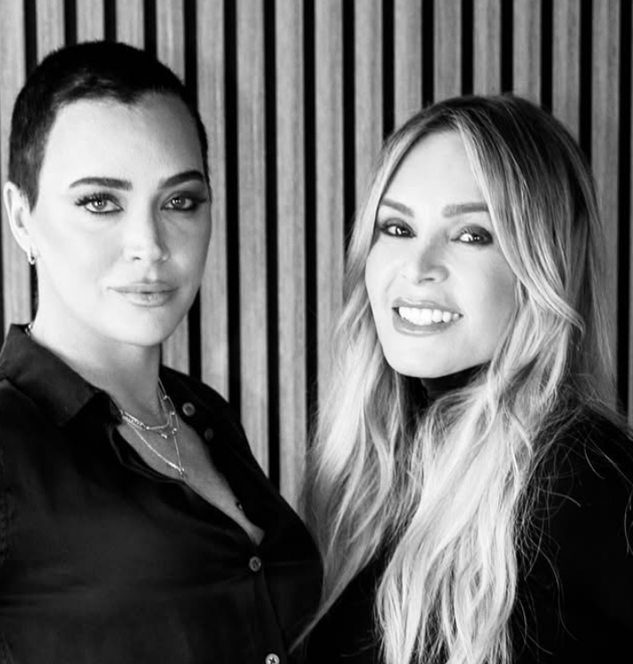 Teddi with Tamra Judd from the podcast, two.ts.inapod