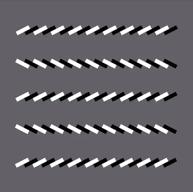 Are the horizontal lines straight or angled?