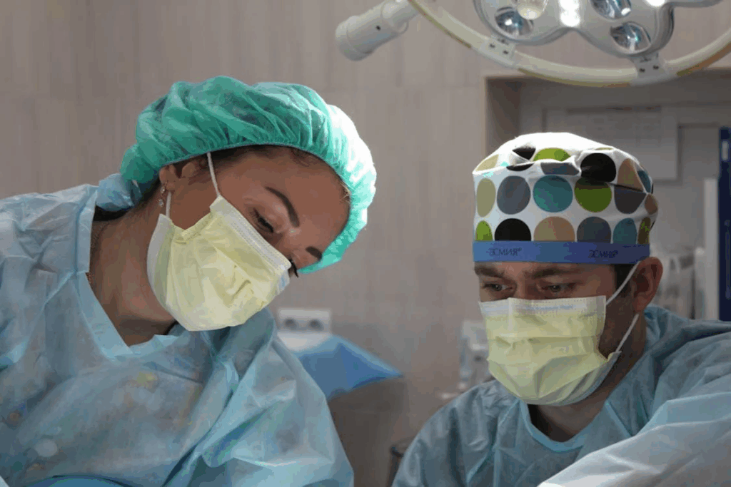 The operation began in earnest and stretched on for six and a half grueling hours