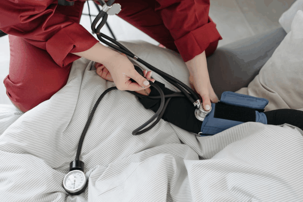Paramedic Checking On A Person