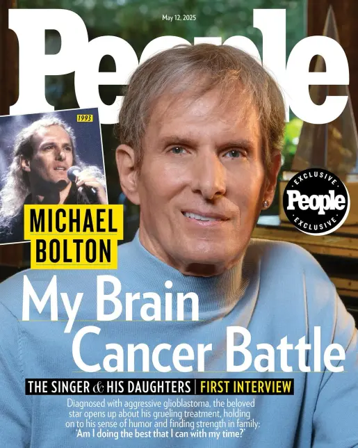 Bolton and his daughters spoke with People magazine about his diagnosis