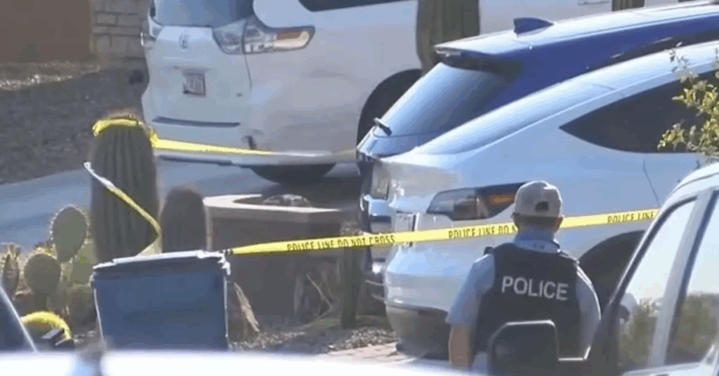 The scene of the incident where a toddler died in a hot car