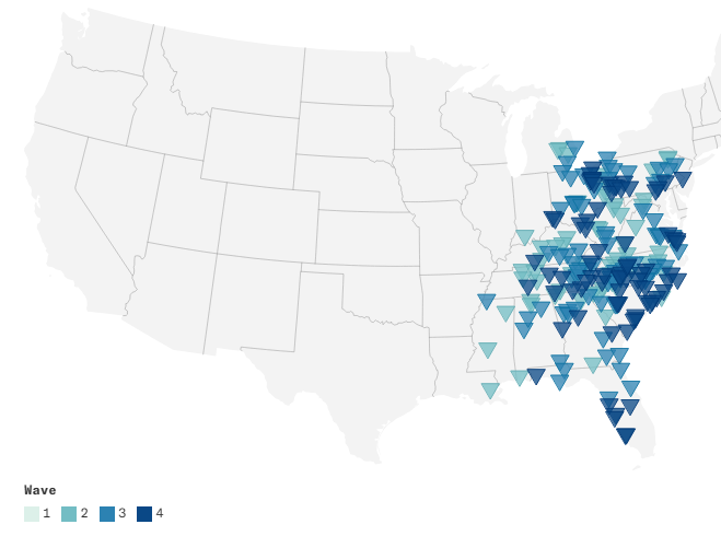 The upcoming wave of reopenings will span at least nine states